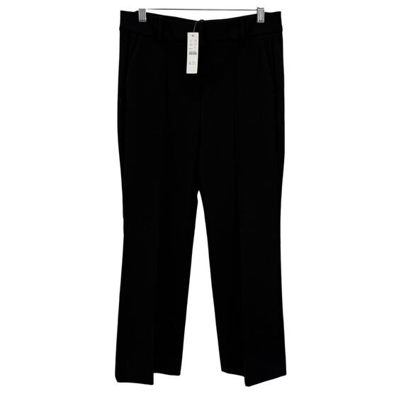 J Crew cropped Natalia pant in four-season stretch Black Women Size 6 NWT